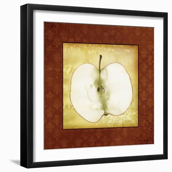 Slice Apple-Kory Fluckiger-Framed Giclee Print