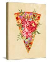 Slice of Flower Pizza-Raissa Oltmanns-Stretched Canvas