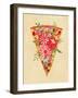 Slice of Flower Pizza-Raissa Oltmanns-Framed Photographic Print