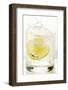 Slice of Lemon Falling into a Drink-Foodcollection-Framed Photographic Print