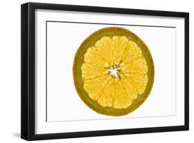 Slice of Orange, Backlit-Foodcollection-Framed Photographic Print