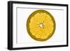 Slice of Orange, Backlit-Foodcollection-Framed Photographic Print