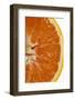 Slice of Orange (Detail)-Foodcollection-Framed Photographic Print
