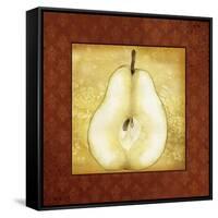 Slice Pear-Kory Fluckiger-Framed Stretched Canvas