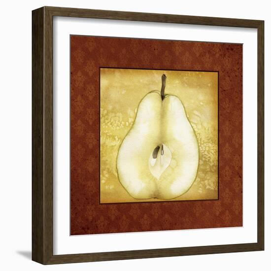 Slice Pear-Kory Fluckiger-Framed Giclee Print