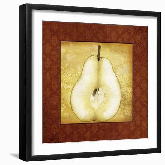 Slice Pear-Kory Fluckiger-Framed Giclee Print