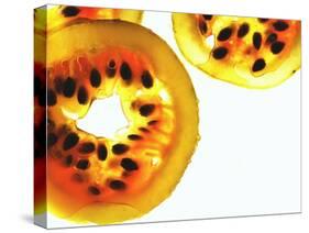 Sliced Passion Fruit-null-Stretched Canvas