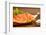 Sliced Raw Fatty  Salmon Sashimi-Netfalls-Framed Photographic Print