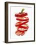 Sliced Red Peppers-Petr Gross-Framed Photographic Print