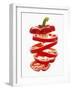 Sliced Red Peppers-Petr Gross-Framed Photographic Print