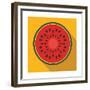 Sliced Watermelon Flat Icon-Yulia Ryabokon-Framed Premium Giclee Print