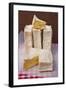 Slices of Pont L'Eveque Cheese-Guy Thouvenin-Framed Photographic Print