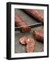 Slicing Chorizo-Winfried Heinze-Framed Photographic Print