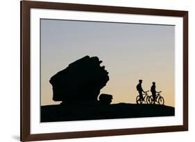 Slickrock Bike Trail, Moab, Utah, USA, (Mr)-Norbert Eisele-Hein-Framed Photographic Print