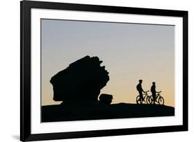 Slickrock Bike Trail, Moab, Utah, USA, (Mr)-Norbert Eisele-Hein-Framed Photographic Print