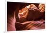 Slickrock formations in lower Antelope Canyon, Navajo Indian Reservation, Arizona, USA.-Russ Bishop-Framed Photographic Print