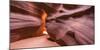 Slickrock formations in upper Antelope Canyon, Navajo Indian Reservation, Arizona, USA.-Russ Bishop-Mounted Photographic Print