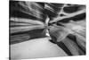 Slickrock formations in upper Antelope Canyon, Navajo Indian Reservation, Arizona, USA.-Russ Bishop-Stretched Canvas