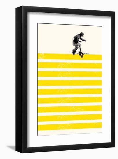 Slide in Stripes-Robert Farkas-Framed Art Print
