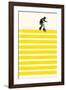 Slide in Stripes-Robert Farkas-Framed Art Print