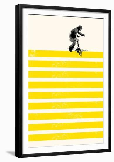 Slide in Stripes-Robert Farkas-Framed Art Print