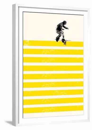 Slide in Stripes-Robert Farkas-Framed Art Print