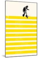 Slide in Stripes-Robert Farkas-Mounted Art Print