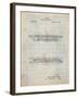 Slide Rule Patent-Cole Borders-Framed Art Print