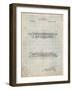 Slide Rule Patent-Cole Borders-Framed Art Print