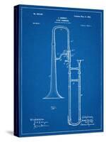 Slide Trombone Instrument Patent-null-Stretched Canvas