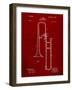 Slide Trombone Instrument Patent-Cole Borders-Framed Art Print