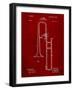 Slide Trombone Instrument Patent-Cole Borders-Framed Art Print