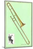 Slide Trombone-null-Mounted Art Print
