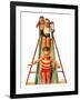 "Sliding into Water,"July 12, 1930-Lawrence Toney-Framed Giclee Print