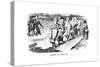 Sliding on Thin Ice, 1869-John Tenniel-Stretched Canvas