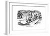 Sliding on Thin Ice, 1869-John Tenniel-Framed Giclee Print