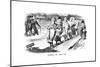 Sliding on Thin Ice, 1869-John Tenniel-Mounted Giclee Print