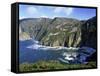 Slieve League, Bunglass Point, County Donegal, Ulster, Republic of Ireland-Patrick Dieudonne-Framed Stretched Canvas