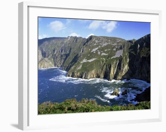 Slieve League, Bunglass Point, County Donegal, Ulster, Republic of Ireland-Patrick Dieudonne-Framed Photographic Print