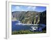 Slieve League, Bunglass Point, County Donegal, Ulster, Republic of Ireland-Patrick Dieudonne-Framed Photographic Print