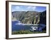 Slieve League, Bunglass Point, County Donegal, Ulster, Republic of Ireland-Patrick Dieudonne-Framed Photographic Print