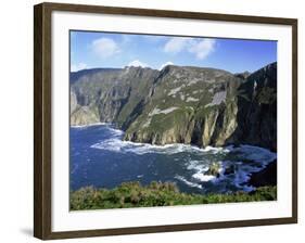 Slieve League, Bunglass Point, County Donegal, Ulster, Republic of Ireland-Patrick Dieudonne-Framed Photographic Print
