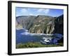 Slieve League, Bunglass Point, County Donegal, Ulster, Republic of Ireland-Patrick Dieudonne-Framed Photographic Print