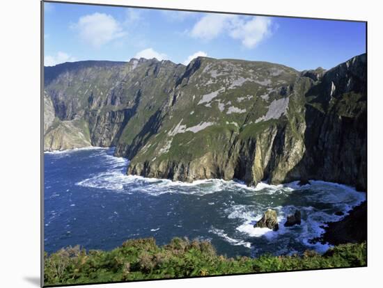 Slieve League, Bunglass Point, County Donegal, Ulster, Republic of Ireland-Patrick Dieudonne-Mounted Photographic Print