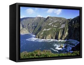Slieve League, Bunglass Point, County Donegal, Ulster, Republic of Ireland-Patrick Dieudonne-Framed Stretched Canvas