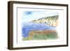 Slieve League Rocks and Coastline in Donegal Ireland-M. Bleichner-Framed Art Print