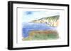 Slieve League Rocks and Coastline in Donegal Ireland-M. Bleichner-Framed Art Print