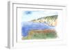 Slieve League Rocks and Coastline in Donegal Ireland-M. Bleichner-Framed Art Print