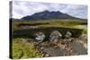 Sligachan Bridge and Sgurr Nan Gillean, Skye, Highland, Scotland-Peter Thompson-Stretched Canvas