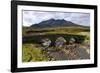 Sligachan Bridge and Sgurr Nan Gillean, Skye, Highland, Scotland-Peter Thompson-Framed Photographic Print